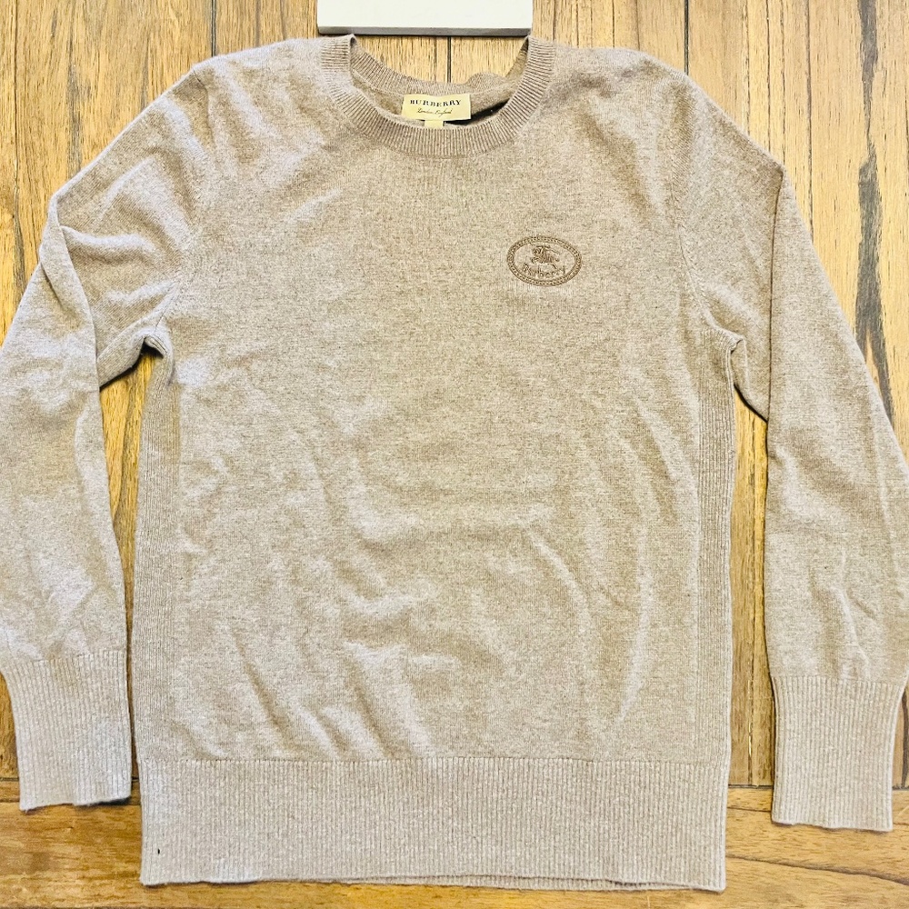 Cashmere Burberry Men’s Medium Sweater
